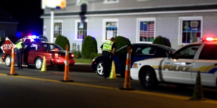 Image of roadside sobriety check